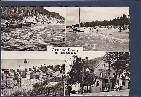 AK Ostseebad Ückeritz auf Insel Usedom 4.Ansichten 1958