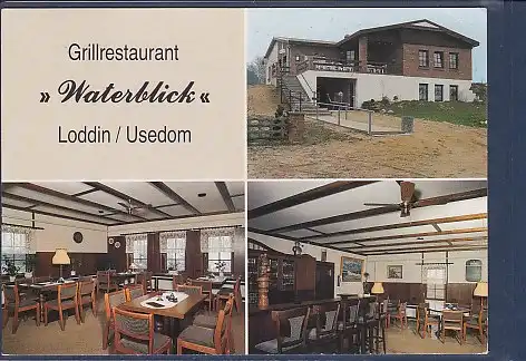 AK Grillrestaurant Waterblick Loddin / Usedom 3.Ansichten 1992