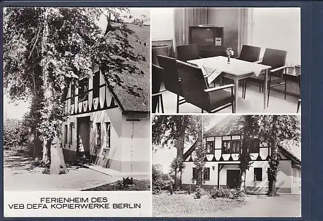AK Klütz Ferienheim des VEB DEFA Kopierwerke Berlin 3.Ansichten 1975
