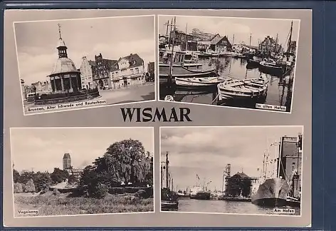 AK Wismar 4.Ansichten Am Hafen 1964