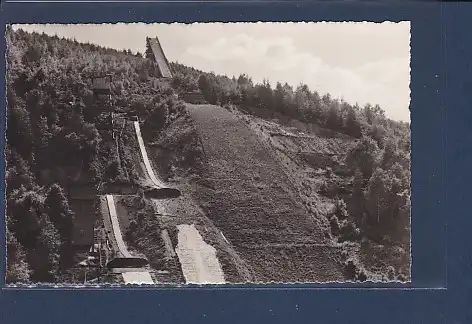 AK Lauscha Marktriegel Sprungschanze 1967