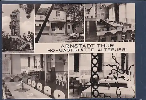 AK Arnstadt HO Gaststätte Alteburg 1975