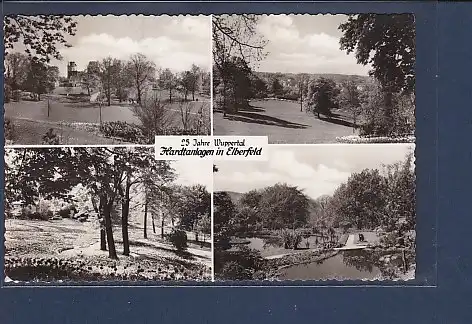 AK 25 Jahre Wuppertal Hardtanlagen in Elberfeld 4.Ansichten 1959