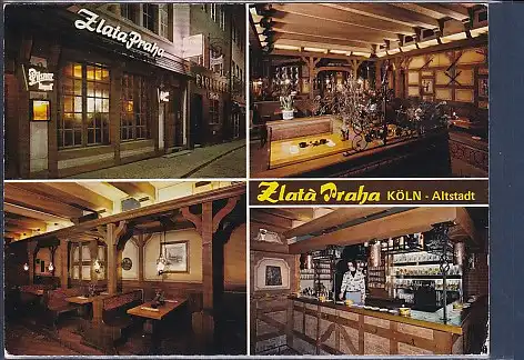 AK Zlata Praha Köln Altstadt 4.Ansichten 1981