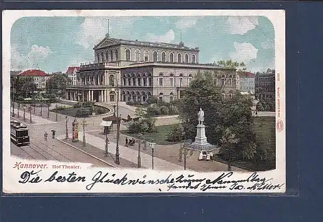 AK Hannover Hof Theater 1901
