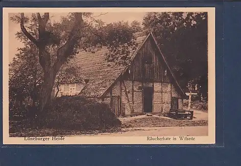 AK Lüneburger Heide Räucherkate in Wilsede 1930