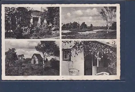 AK Fr. Möckel Pension Moorhof 4.Ansichten Post Welle Kreis Harburg 1939