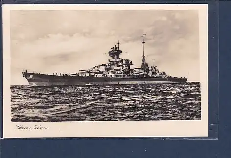 AK Schwerer Kreuzer 1940