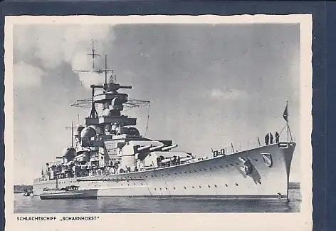 AK Schlachtschiff Scharnhorst 1940