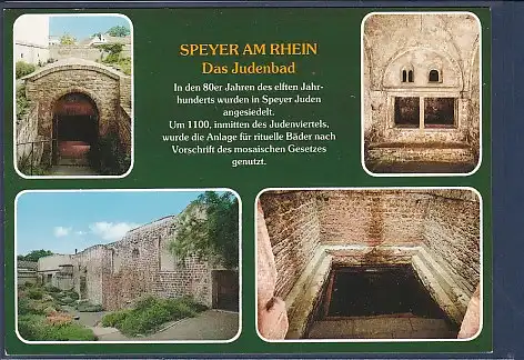 AK Speyer am Rhein Das Judenbad 4.Ansichten 2000
