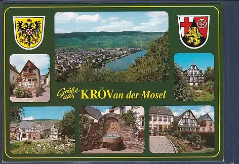 Wappen AK Grüße aus Kröv an der Mosel 6.Ansichten 2000