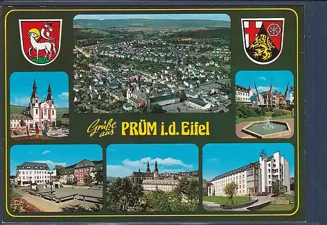 Wappen AK Grüße aus Prüm i.d. Eifel 6.Ansichten 2000