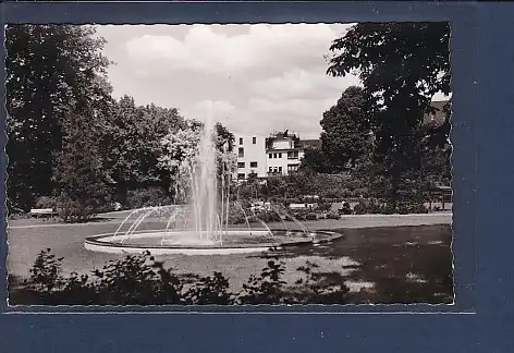 AK Itzehoe Springbrunnen im Prinzeßhofpark 1960