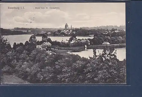 AK Ratzeburg i.L. Blick vom St. Georgsberg 1916