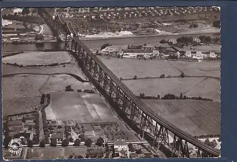 AK Rendsburg Blick auf Hochbrücke 1960