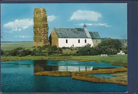 AK Nordsee Insel Pellworm Alte Kirche 1972