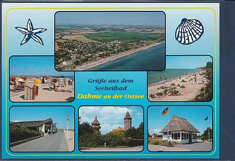AK Grüße aus dem Seeheilbad Dahme an der Ostsee 6.Ansichten 2000
