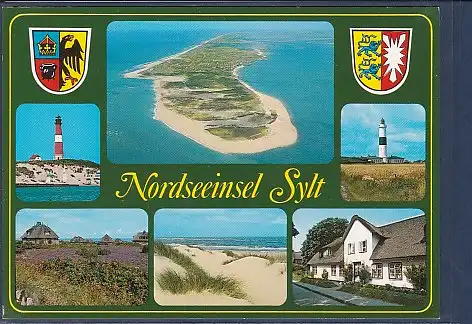 Wappen AK Nordseeinsel Sylt 6.Ansichten 2000