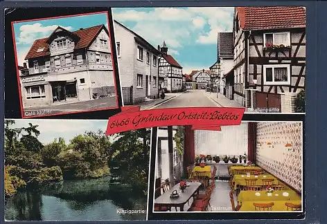 AK Gründau / Ortsteil Lieblos 4.Ansichten Cafe Müller 1970