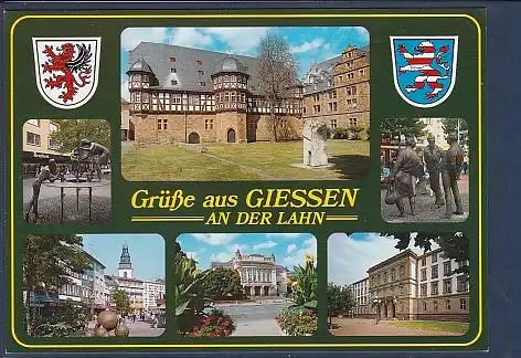 Wappen AK Grüße aus Giessen an der Lahn 2000