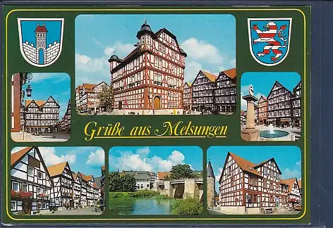 Wappen AK Grüße aus Melsungen 6.Ansichten 2000