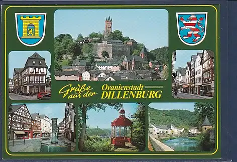 Wappen AK Grüße aus der Oranienstadt Dillenburg 6.Ansichten 2000
