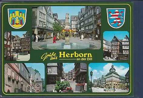 Wappen AK Grüße aus Herborn an der Dill 6.Ansichten 2000