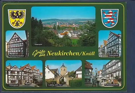 Wappen AK Grüße aus Neukirchen / Knüll 6.Ansichten 2000