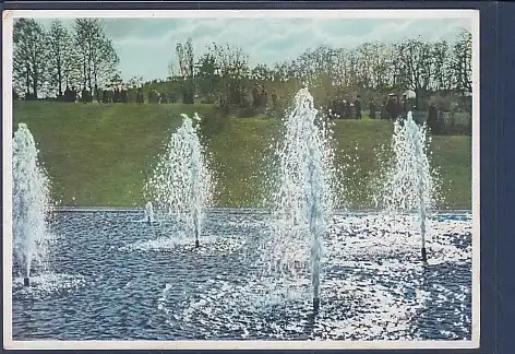 AK Reichsgartenschau Stuttgart 1939 Bei den Wasserspielen