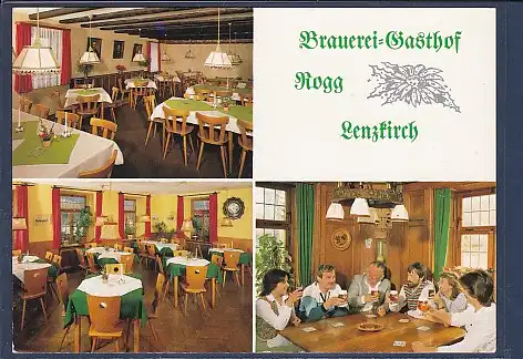 AK Brauerei Gasthof Rogg Lenzkirch 3.Ansichten 1980