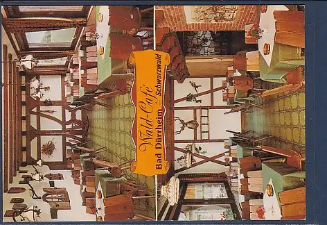 AK Wald Cafe Bad Dürrheim Schwarzwald 2.Ansichten 1982