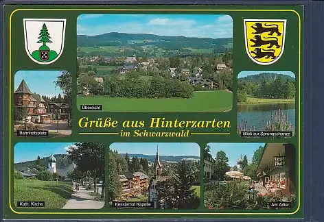 Wappen AK Grüße aus Hinterzarten im Schwarzwald 6.Ansichten 2000