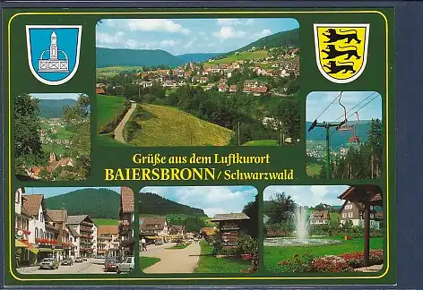 Wappen AK Grüße aus dem Luftkurort Baiersbronn 6.Ansichten 2000