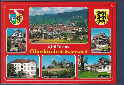 Wappen AK Grüße aus Oberkirch / Schwarzwald 6.Ansichten 2000