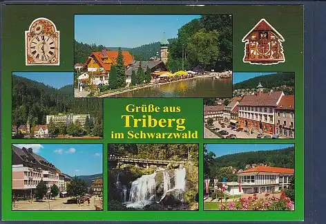 AK Grüße aus Triberg im Schwarzwald 6.Ansichten 2000