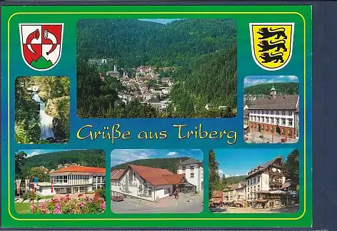 Wappen AK Grüße aus Triberg 6.Ansichten 2000
