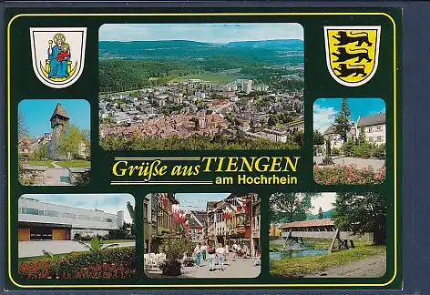 Wappen AK Grüße aus Tiengen am Hochrhein 6.Ansichten 2000