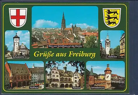 Wappen AK Grüße aus Freiburg 6.Ansichten 2000
