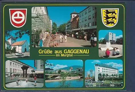 Wappen AK Grüße aus Gaggenau im Murgtal 6.Ansichten 2000