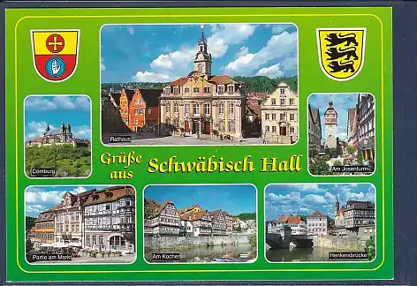 Wappen AK Grüße aus Schwäbisch Hall 6.Ansichten 2000