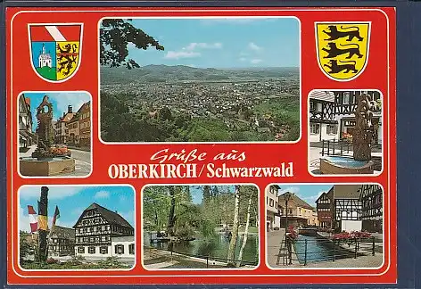 Wappen AK Grüße aus Oberkirch / Schwarzwald 6.Ansichten 2000