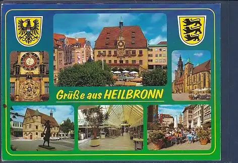 Wappen AK Grüße aus Heilbronn 6.Ansichten 2000