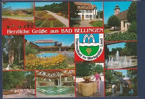Wappen AK Herzliche Grüße aus Bad Bellingen  11.Ansichten 2000