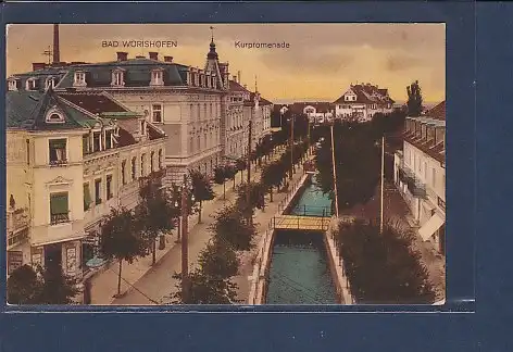 AK Bad Wörishofen Kurpromenade 1920