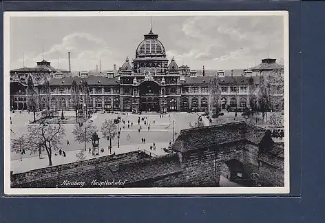 AK Nürnberg Hauptbahnhof 1940