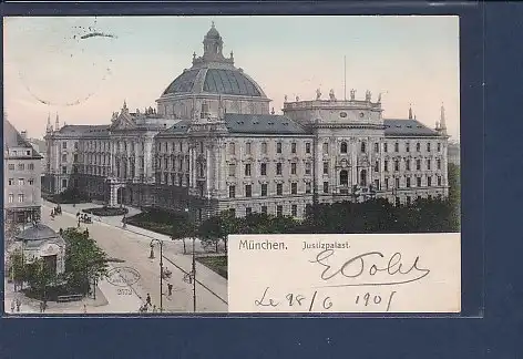 AK München Justizpalast 1901