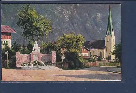 AK Bayerischzell Kriegerdenkmal 1928