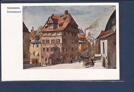 AK Nürnberg Dürerhaus signiert Kley 1920