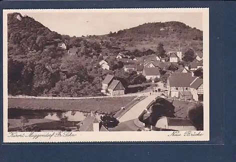 AK Kurort Muggendorf Fr. Schw. Neue Brücke 1940