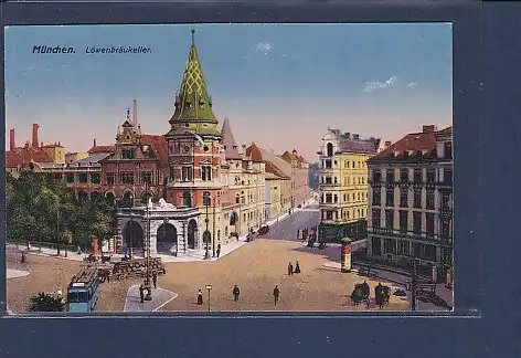 AK München Löwenbräukeller 1920